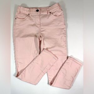CREWCUTS Girls Everyday Skinny Jeans 12 Blush Pastel Pink Preppy Spring Ballet